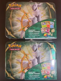Arceus Collectors Chest Lunchbox Tin Spring 2022, Sealed LOT OF 2 Fusion Strike - Image 1