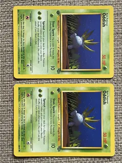 Oddish 1999 Pokemon TCG Jungle 1st Edition #58/64 - Near Mint (x2) - Image 1