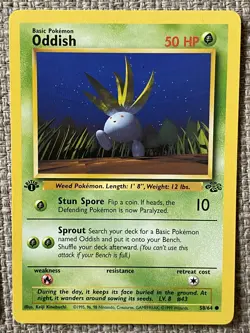 Oddish 1999 Pokemon TCG Jungle 1st Edition #58/64 - Near Mint (x2) - Image 5