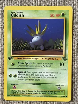 Oddish 1999 Pokemon TCG Jungle 1st Edition #58/64 - Near Mint (x2) - Image 5