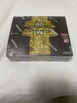 Yugioh Quarter Century BONANZA Booster Box 1st Edition Sealed New Rarity 24 Pack - Image 1