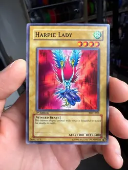 Yugioh Harpie Lady 1st Edition MRD-008 Common Vintage - Image 1