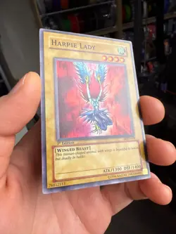 Yugioh Harpie Lady 1st Edition MRD-008 Common Vintage - Image 2