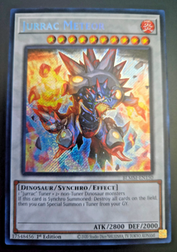 Yugioh Jurrac Meteor - Battles of Legend: Monster Mayhem BLMM-EN150 Secret Rare - Image 1