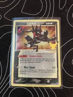 Pokemon TCG Greninja Star SWSH144 Sword & Shield Promo Cards Celebrations - Image 1