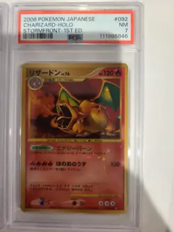 Japanese Pokemon Card Charizard Charmeleon Charmander Stormfront PSA mixed lot - Image 2