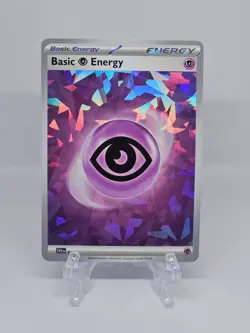 013 SVE PSYCHIC ENERGY | RARE CRACKED ICE HOLO | SCARLET & VIOLET POKEMON CARD - Image 1