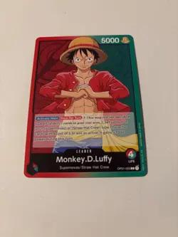 OP01-003 Monkey.D.Luffy Leader English One Piece TCG Card - Image 1