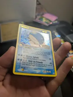 Pokemon Wailord Stamped Holo Rare Card 14/92 EX Legend Maker LP - Image 2