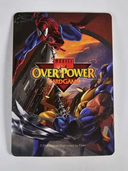 1995 Marvel Overpower CCG Special Character Cards Domino Lady Luck Combine Ship - Image 2