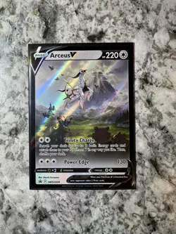 Arceus V SWSH204 SWSH: Sword & Shield Promo Pokemon Card Holo Full Art NM - Image 1