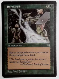 MTG MP Earthcraft Tempest Magic: The Gathering Card MODERATE PLAY - Image 1