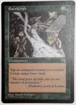 MTG MP Earthcraft Tempest Magic: The Gathering Card MODERATE PLAY - Image 2