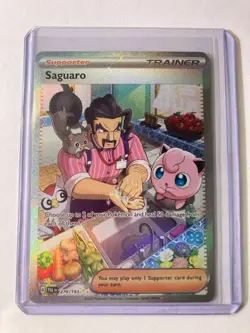 Pokemon TCG Saguaro Scarlet & Violet Paldea Evolved Holo Card 270/193 - Image 1
