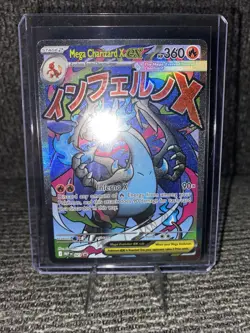 Mega Charizard x Ex 23 Promo Pokemon Card Near Mint Condition - Image 1