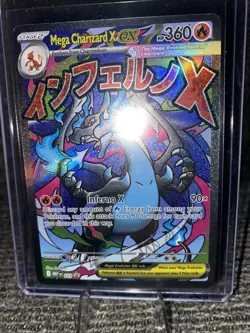 Mega Charizard x Ex 23 Promo Pokemon Card Near Mint Condition - Image 4