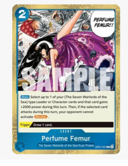 Perfume Femur - OP07-057 - R - Foil One Piece Card Game - Image 1