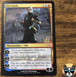 Magic the Gathering MTG- Ral Zarek- LP- 094/156- Dragon's Maze - Image 1