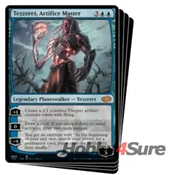 Tezzeret, Artifice Master X4 M/NM Magic: The Gathering MTG Jumpstart 2022 - Image 1