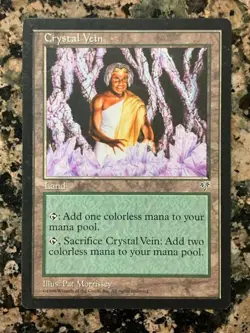 MTG Crystal Vein x1 Mirage NM, Magic the Gathering - Image 1