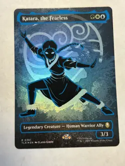 Katara, the Fearless (Borderless) (Neon Ink Foil) Avatar:The Last Airbender Foil - Image 1