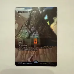 Tarnished Citadel FOIL Borderless 59 Avatar Eternal TLE MTG Mythic Land Unplayed - Image 1