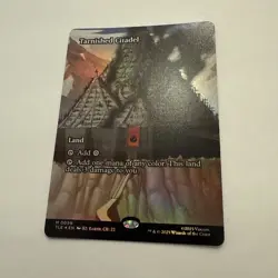 Tarnished Citadel FOIL Borderless 59 Avatar Eternal TLE MTG Mythic Land Unplayed - Image 3