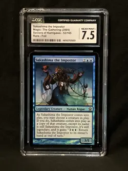 Sakashima the Impostor FOIL Savior's of Kamigawa NM+ CGC (5021) Gr7.5 Magic MTG - Image 1