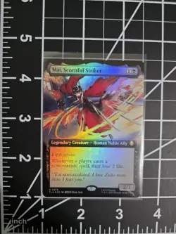 Mai, Scornful Striker 0374 TLA Extended Art Foil MTG Avatar NM/M - Image 1