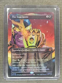 THE SOUL STONE Borderless Foil - Magic The Gathering: Spider-Man #243 NM - Image 1