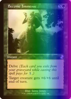 MTG Magic the Gathering Become Immense (358/429) Time Spiral Remastered LP FOIL - Image 1