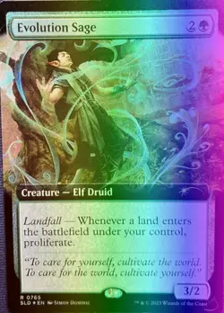 MTG Evolution Sage (765/3004) Secret Lair Drop Series LP FOIL - Image 1