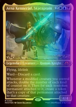 MTG Arna Kennerud, Skycaptain (485/716) Modern Horizons 3 LP FOIL - Image 1