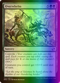 MTG Magic the Gathering Overwhelm (152/265) Modern Masters 2015 LP FOIL - Image 1