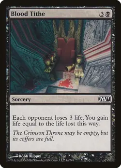 MTG Magic the Gathering Blood Tithe (84/255) Magic 2011 LP - Image 1