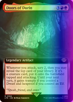 MTG Doors of Durin (368/943) The Lord of the Rings Tales of Middle-earth LP FOIL - Image 1