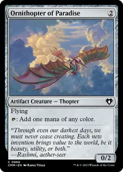MTG Magic the Gathering Ornithopter of Paradise (966/1173) Commander Masters LP - Image 1