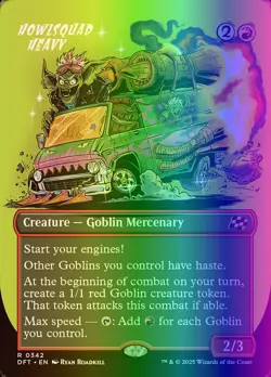 MTG Magic the Gathering Howlsquad Heavy (342/579) Aetherdrift NM FOIL - Image 1