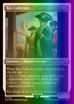 MTG Magic the Gathering Tax Collector (182/324) Assassin's Creed LP FOIL - Image 1