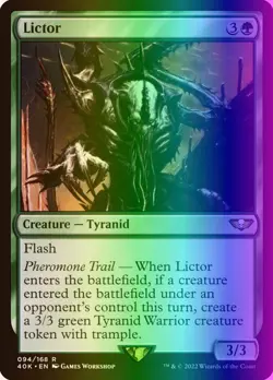 MTG Magic the Gathering Lictor (94u/658) Warhammer 40,000 LP FOIL- SURGE - Image 1