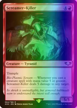 MTG Screamer-Killer (84u/658) Warhammer 40,000 LP FOIL- SURGE - Image 1