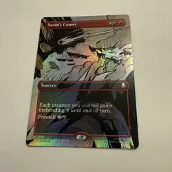 Sozin’s Comet FOIL Borderless 309 Avatar TLA MTG Mythic Unplayed Sorcery Mint NM - Image 3