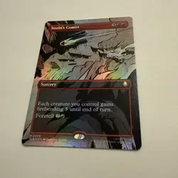 Sozin’s Comet FOIL Borderless 309 Avatar TLA MTG Mythic Unplayed Sorcery Mint NM - Image 4