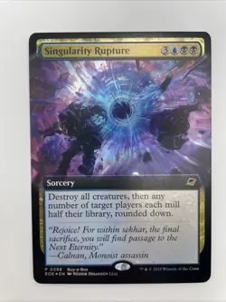 Singularity Rupture-Extended Art-Buy a Box Promo-Foil NM - Image 1