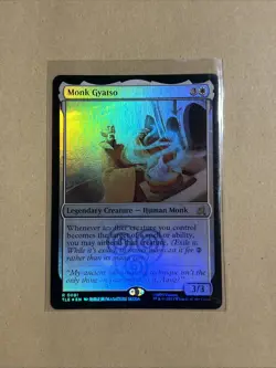 MTG Monk Gyatso TLE 0081 R NM FOIL - Image 1