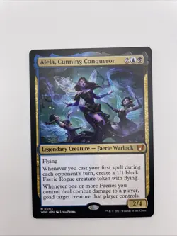 Alela, Cunning Conqueror - Commander: Wilds of Eldraine-LP - Image 1