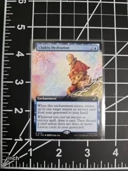 Chakra Meditation 0179 TLE Extended Art MTG Avatar The Last Airbender NM/M - Image 1