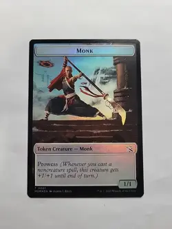 MTG - Monk / Phyrexian Hydra Double-Sided Token MOM Foil #0001 - Image 1