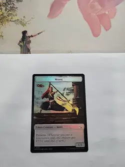 MTG - Monk / Phyrexian Hydra Double-Sided Token MOM Foil #0001 - Image 2