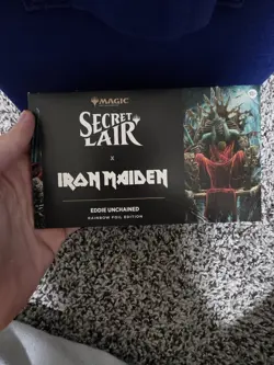 MTG x Iron Maiden: Eddie Unchained Secret Lair Rainbow Foil Edition Sealed - Image 1